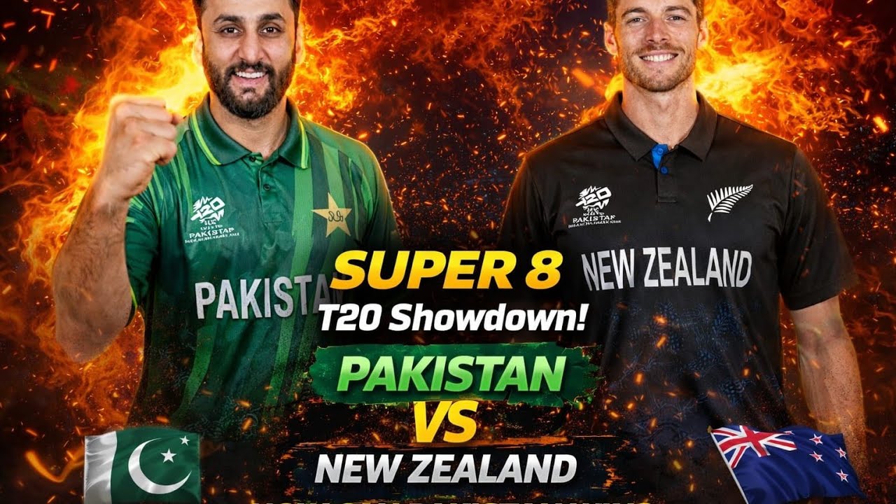 Pakistan vs New Zealand Super 8 Clash – Shocking Head-to-Head Stats | Big Changes Needed? | 