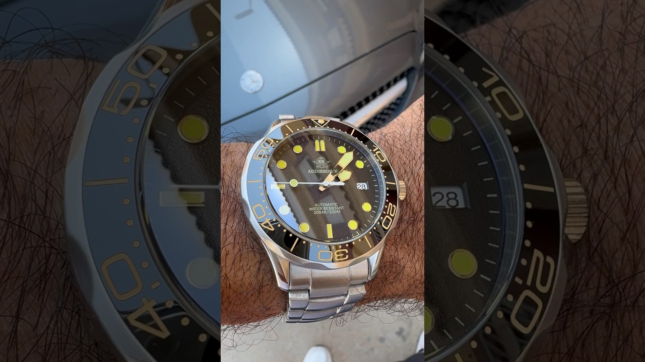 Reloj ADDIESDIVE Diver 200m, zafiro, cer&aacute;mica y nh35&hellip;Ten&eacute;is rese&ntilde;a completa en el canal. #shorts