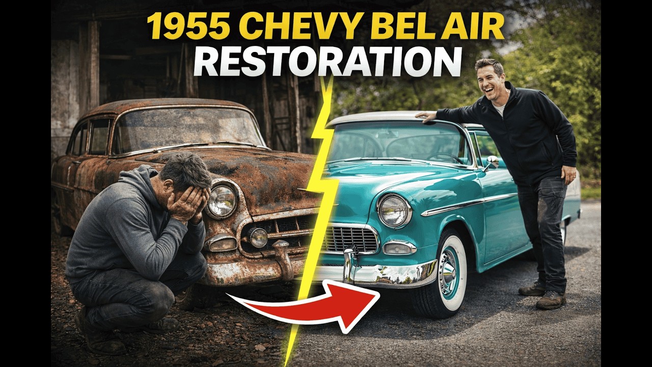 1955 Chevrolet Bel Air Full Restoration | From Rust to Showroom Classic