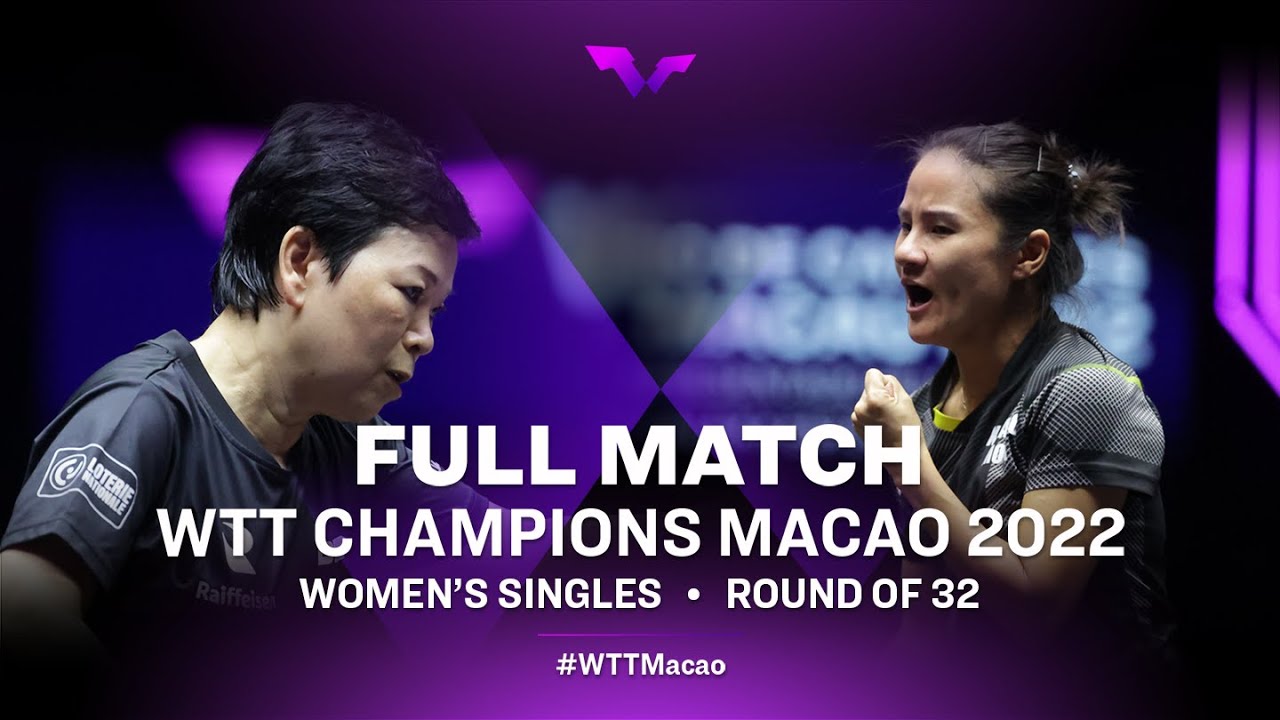 FULL MATCH | Xiaoxin YANG vs Xia Lian NI | WS R32 | WTT Champions Macao 2022