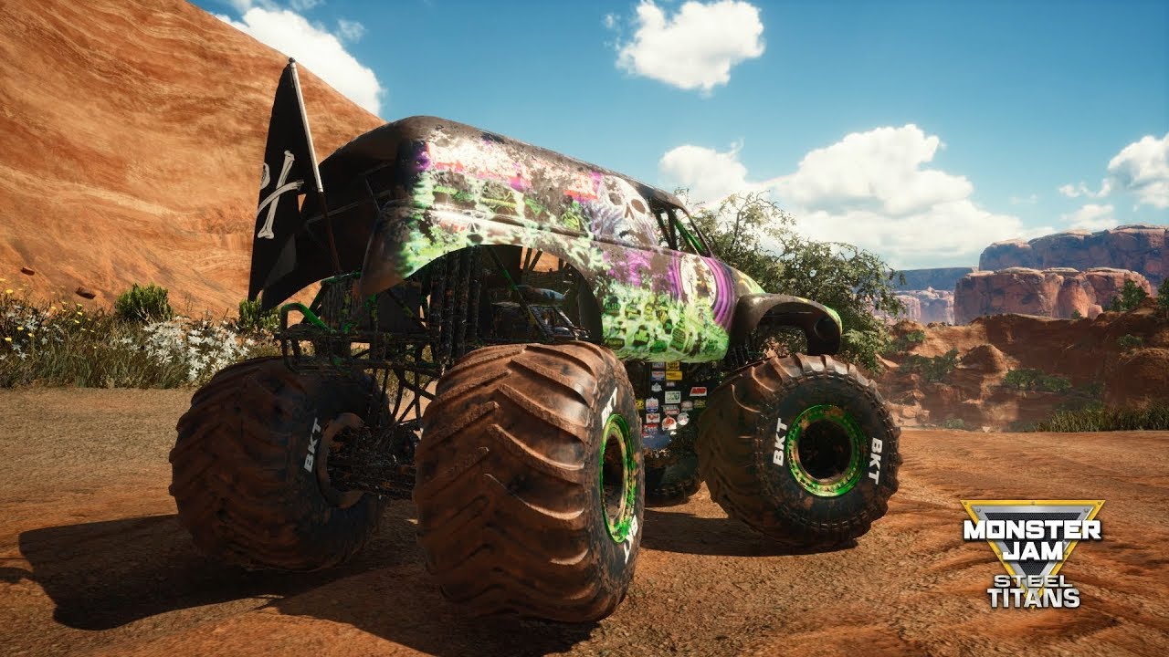 Monster Jam Steel Titans - Grave Digger - Open World Free Roam Gameplay (PC HD) [1080p60FPS]