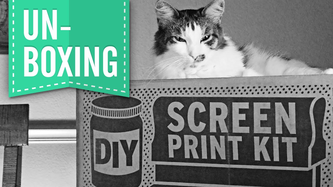 UNBOXING | DIY Screen Print Kit