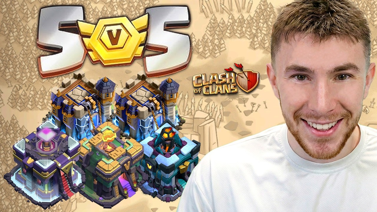 Je Suis SEUL dans la Nouvelle Ligue de Clan 5vs5 ! Clash of Clans