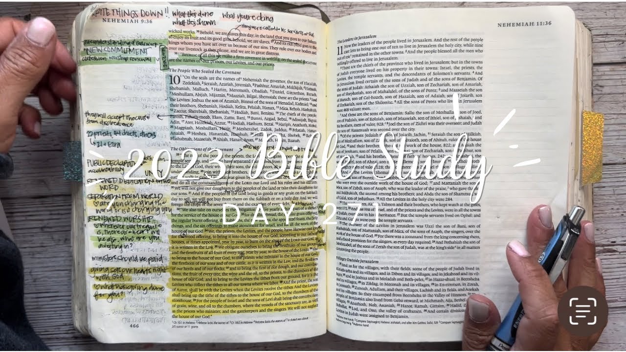 Study the Bible in One Year: Day 271 Nehemiah 8-10