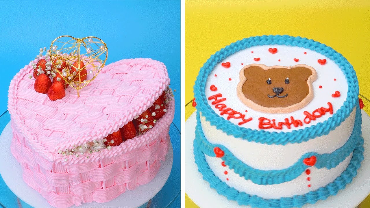 10+ Best Colorful Cake Decorating Tutorials | So Yummy Cake Decorating ideas