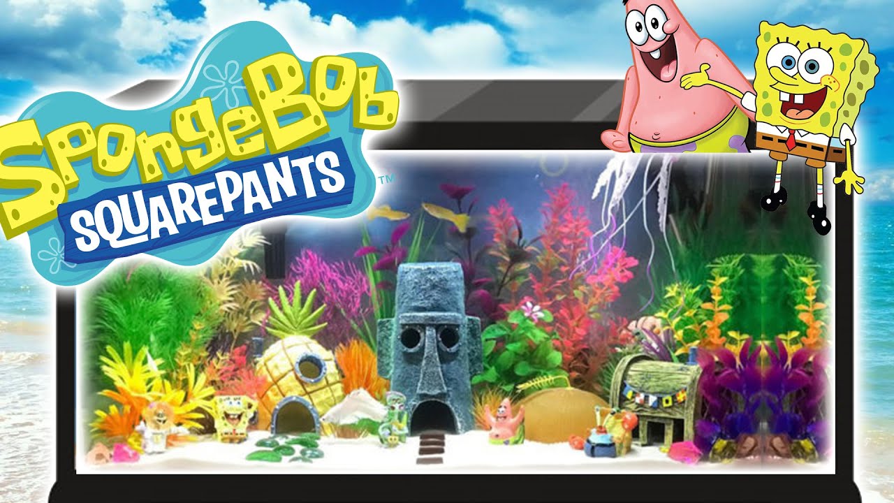 CREIAMO L' ACQUARIO DI SPONGEBOB!! Super bellissimo!! 😍
