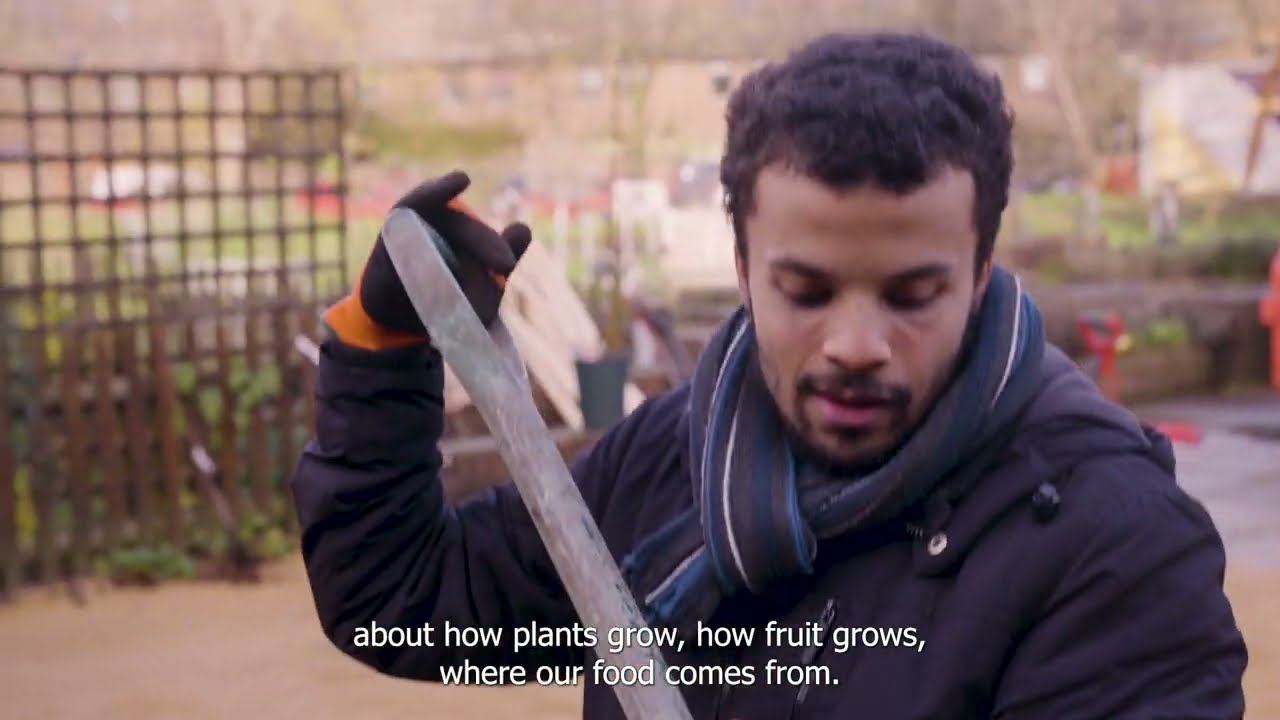 Planting new fruit trees in our garden with The Orchard Project