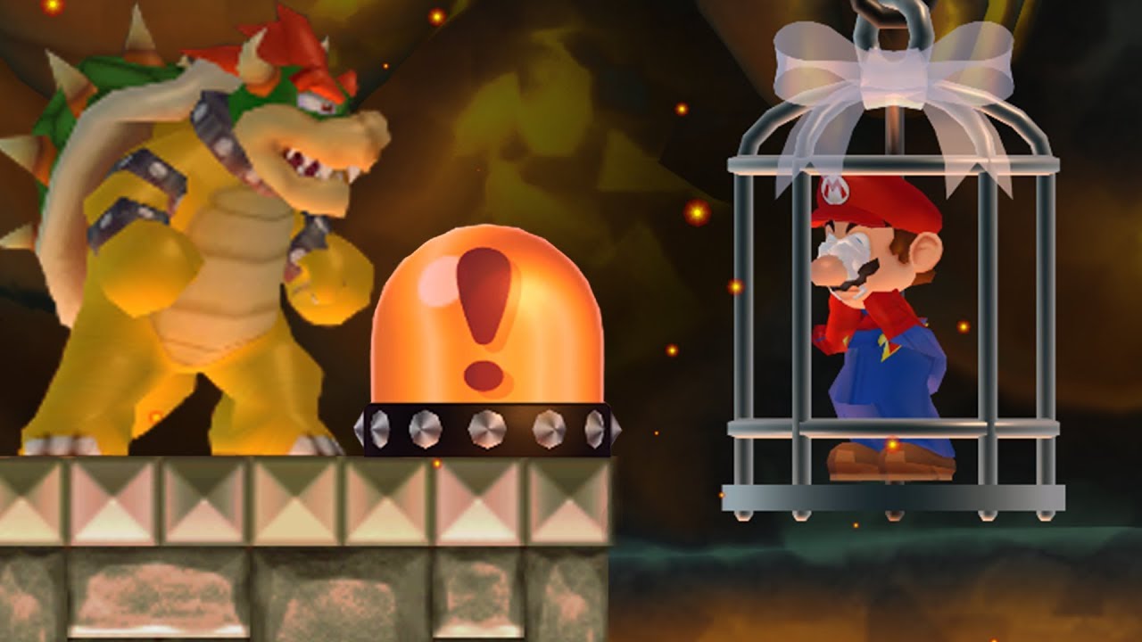 New Super Mario Bros. Wii - Bowser wants to rescue Mario