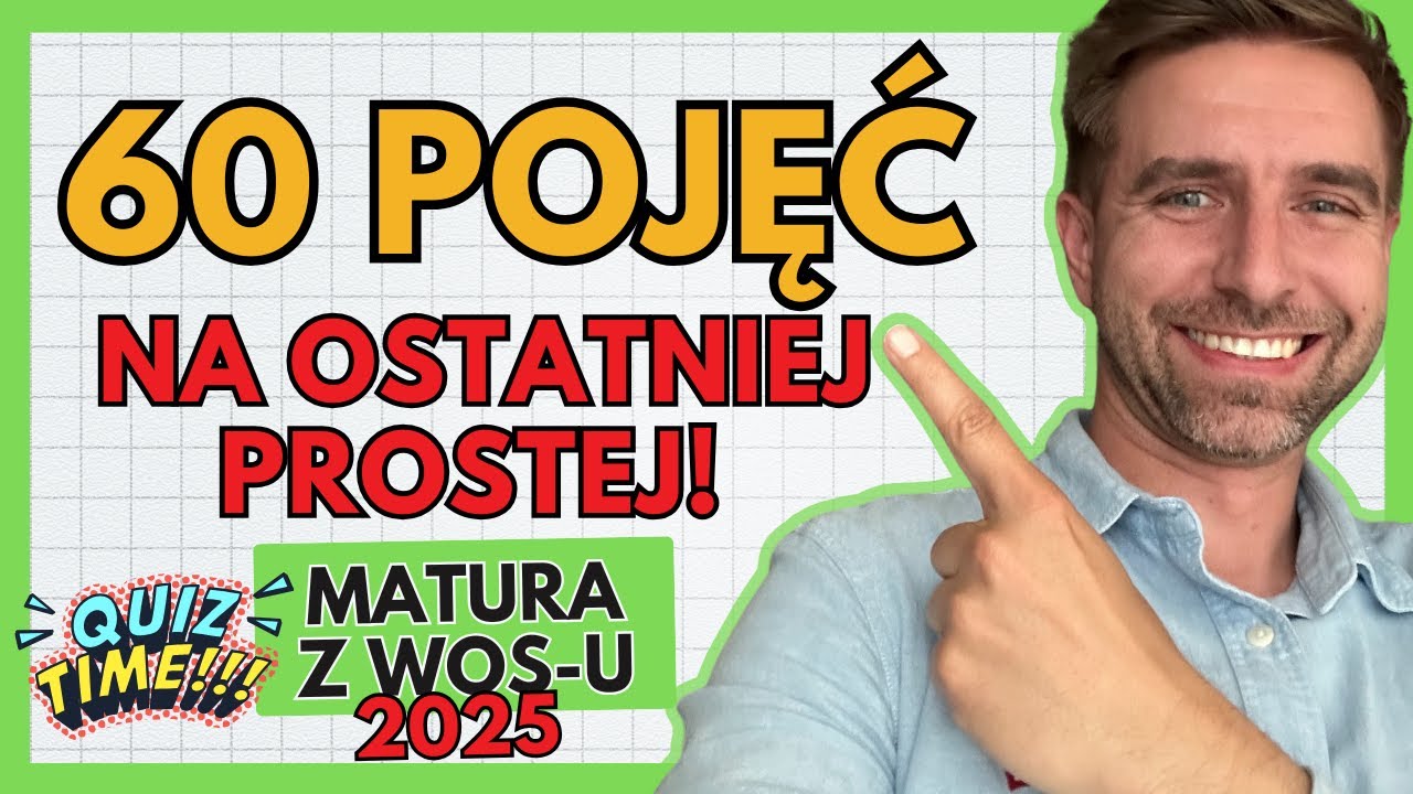 Sprawdź się przed Maturą! 60 Pojęć w formie Quizu 🤩