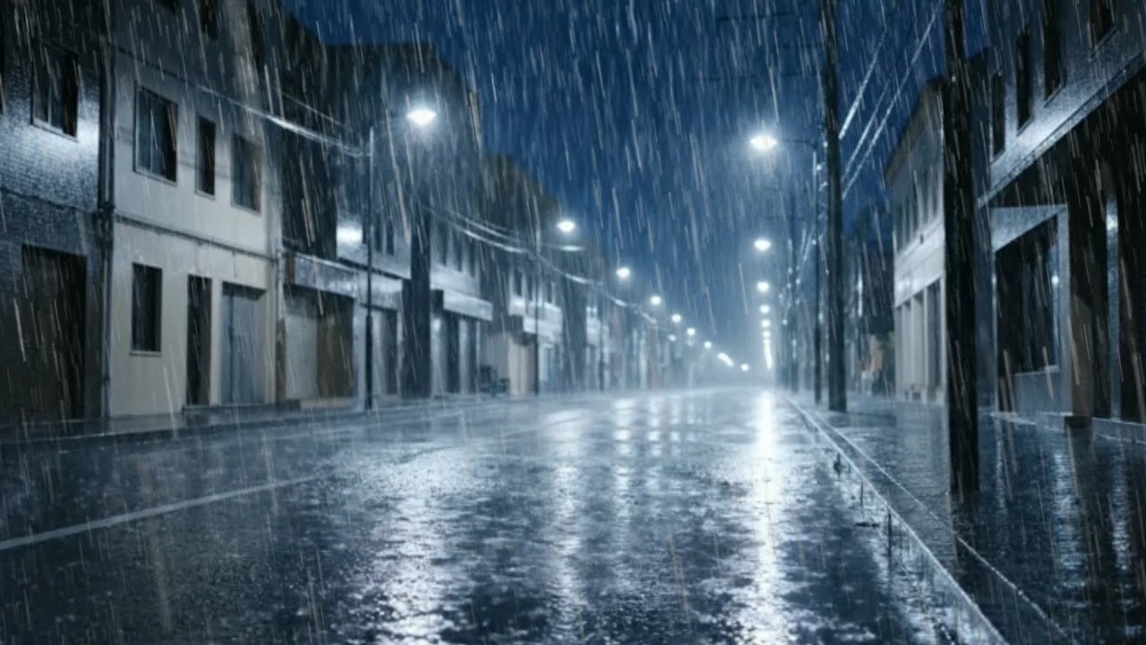 Midnight Rain on Empty Streets 🌧️ | Deep Sleep Ambience for Focus & Relaxation&rdquo;