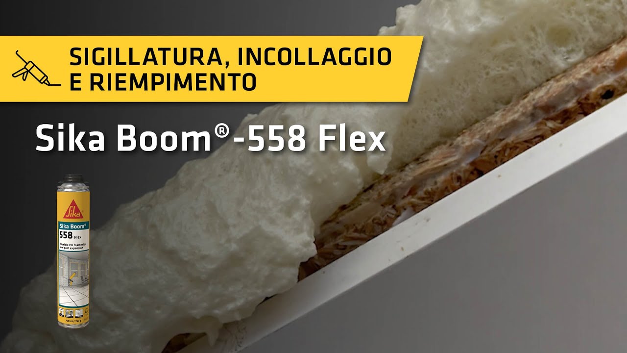 Sika Boom®-558 Flex-Schiuma poliuretanica a bassa post-espansione per applicazione con pistola