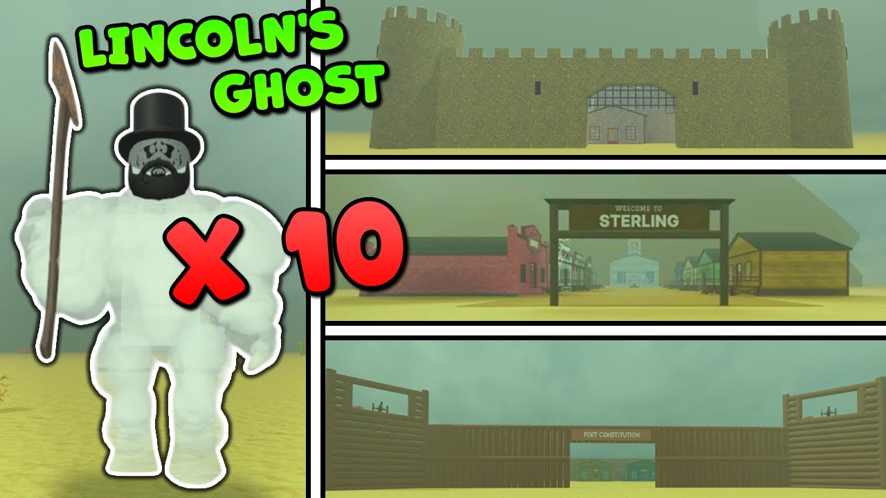 Dead Rails | Roblox | 10 Lincoln's Ghosts take over Castle | Sterling | Fort Constitution