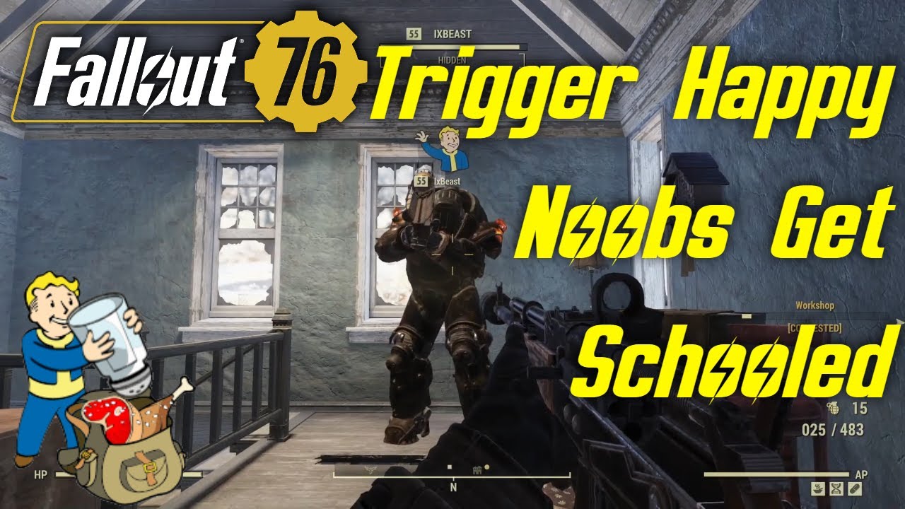 New Fallout 76 Players Are In Workshops And Trigger Happy Time For Some Low Level PvP Thanks Amazon