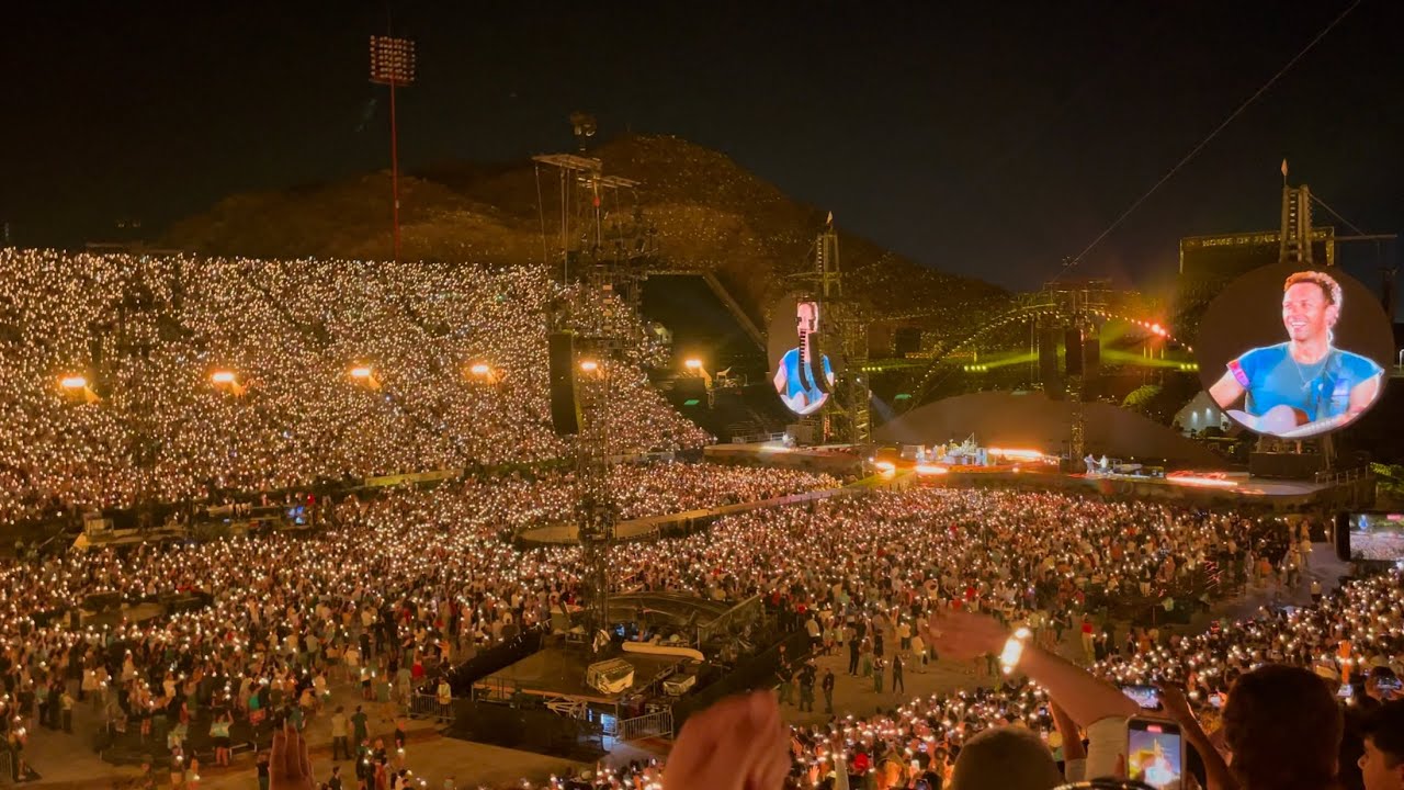 Coldplay - Yellow - 6/13/2025 - Sun Bowl El Paso, TX