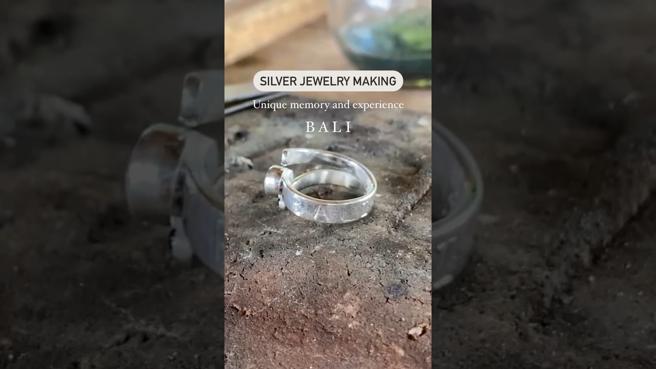 Bali Silver Ring Making in Ubud. Perfect for couples! ❤️