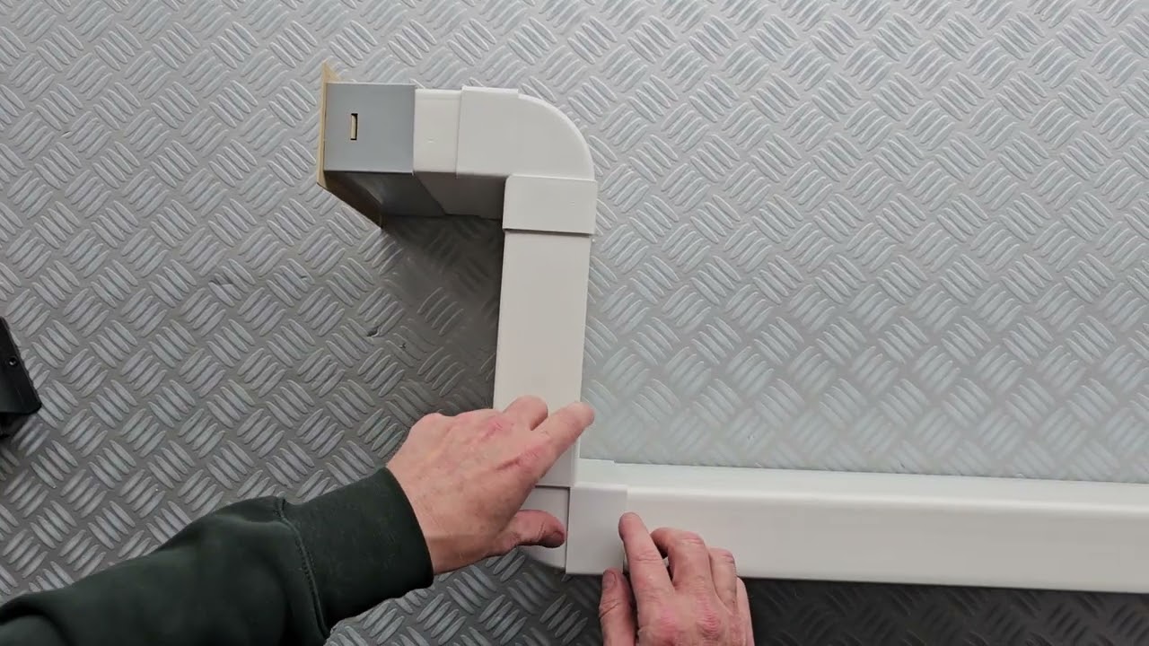 How to Install Under‑Floor Downdraft Ventilation in 204x60mm Rectangular Ducting