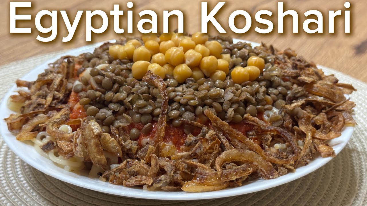 Egyptian Koshari | Authentic Vegan Recipe from Egypt