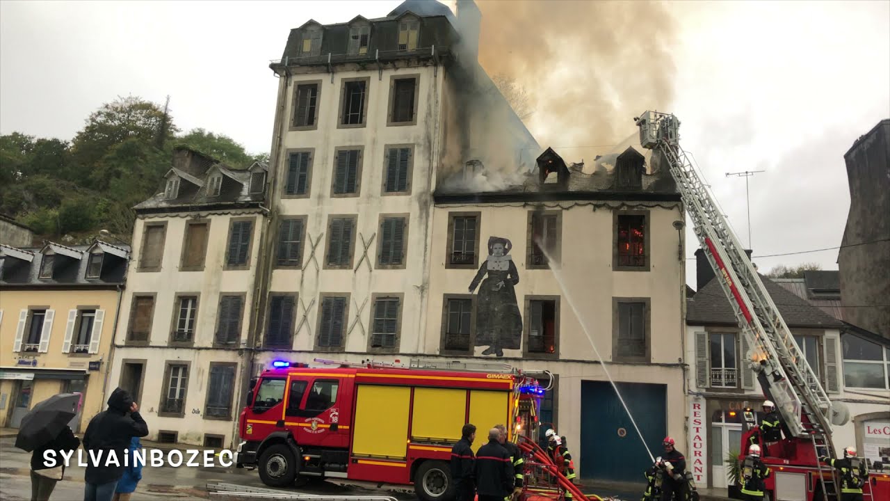 incendie Moulin du Roy chateaulin