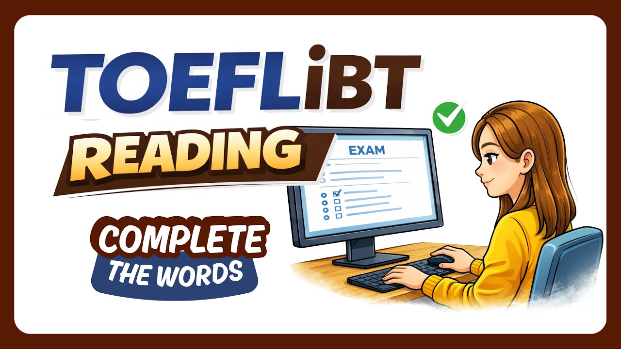 TOEFL iBT Reading Practice: 10 Complete the Words (2026)