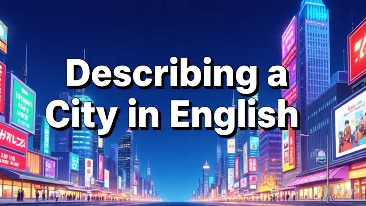 Describing a City in English | Learn City Vocabulary, Stories & Fluency Tips! | THE DAILY DIALOGUE
