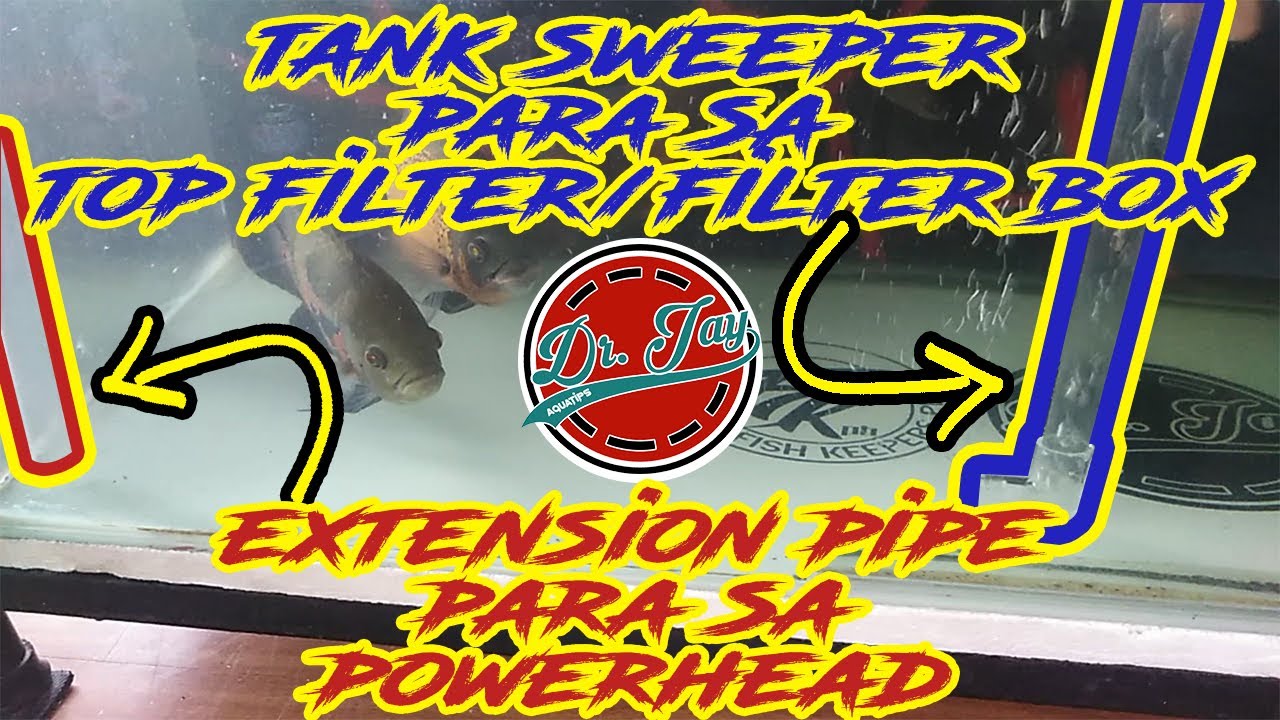 Tank Sweeper for top filter box | Extension Pipe for power head intake