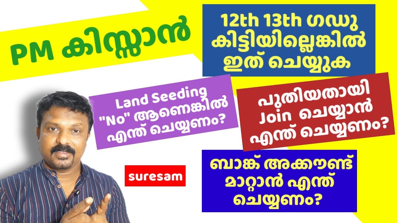 Kissan Nidhi Full Details - കിസാൻ സമ്മാൻ നിധി - പുതിയ വിവരങ്ങൾ