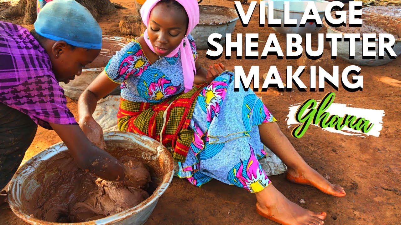 HOW SHEABUTTER IS MADE IN THE VILLAGE | Daily African Village Life | How Sheabutter is made | Ep19