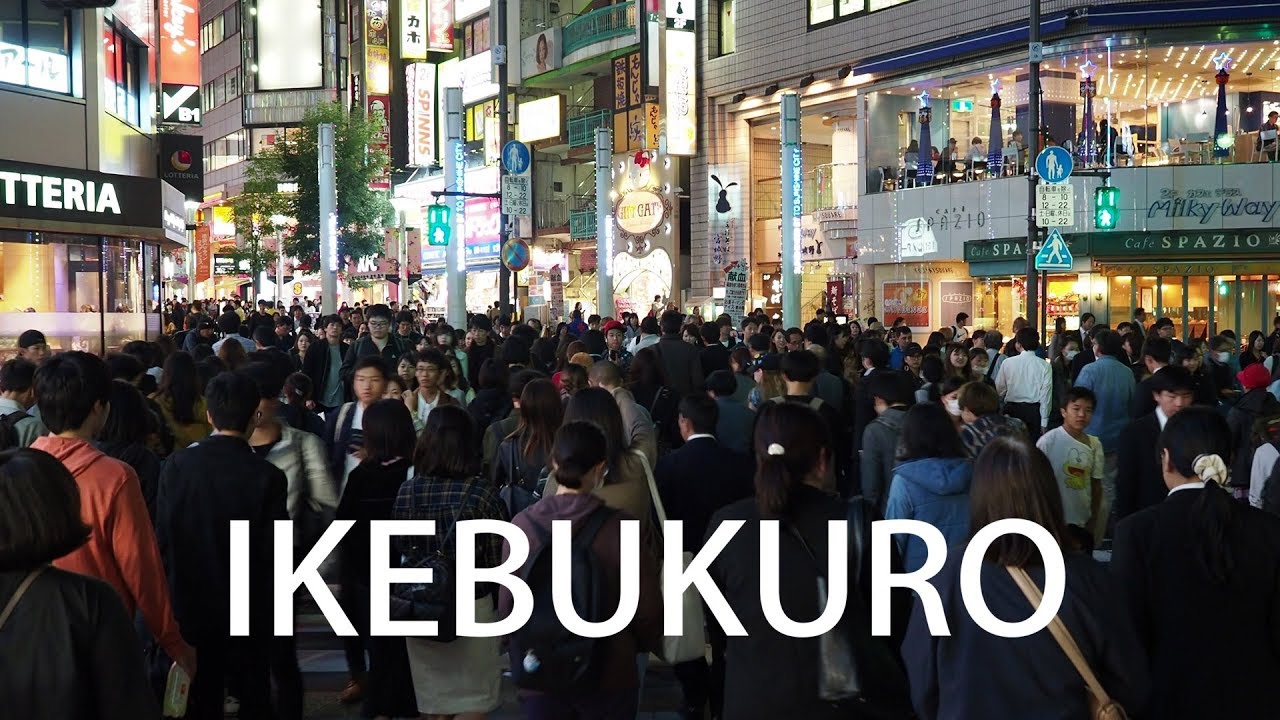 TOKYO. Ikebukuro Sta.(East Exit) To Sunshine City Prince Hotel without using the underpass. #4K