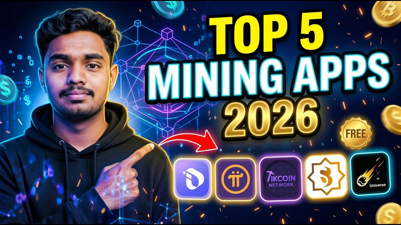 Top 5 Free Crypto Mining Apps I Use Daily to Make Money 🔥