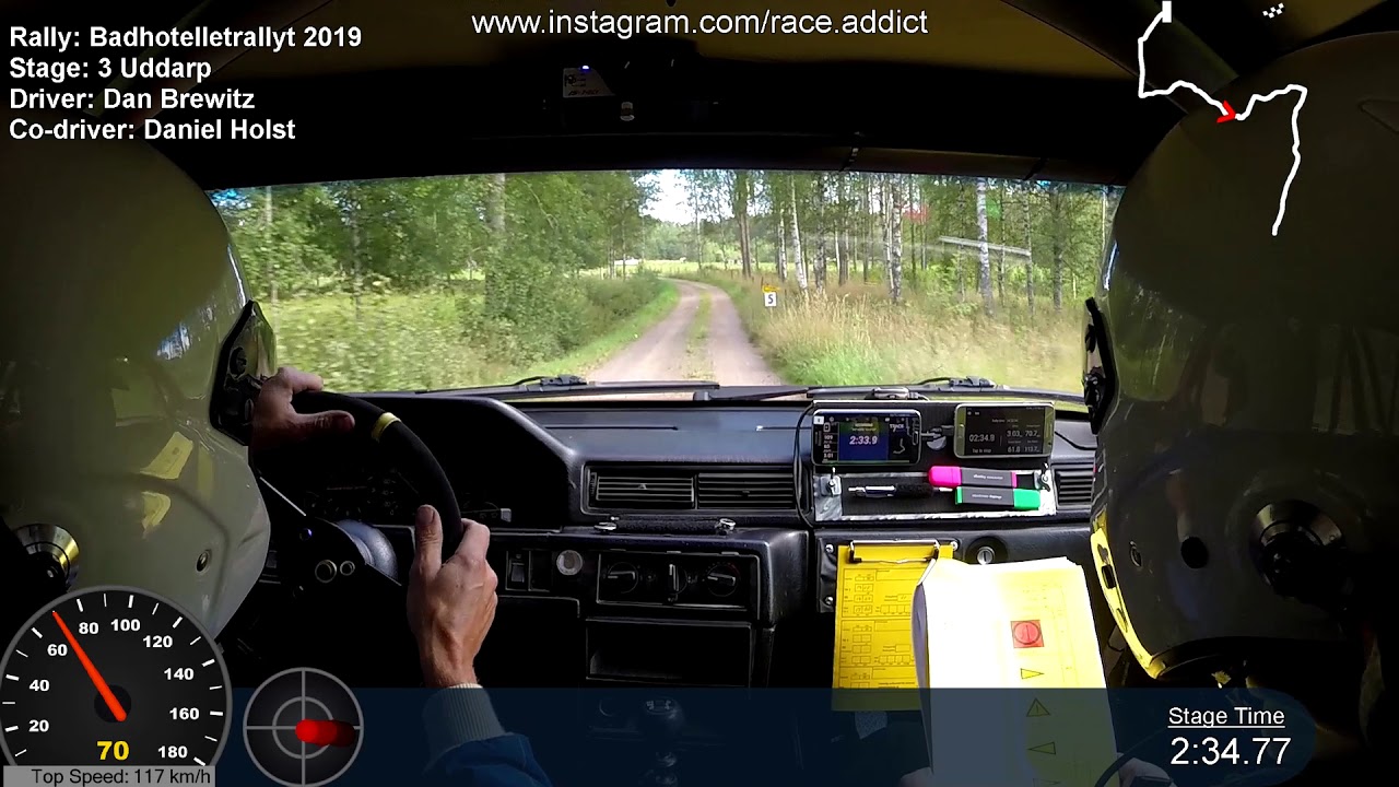 Rally Badhotelletrallyt 2019 SS3 Uddarp