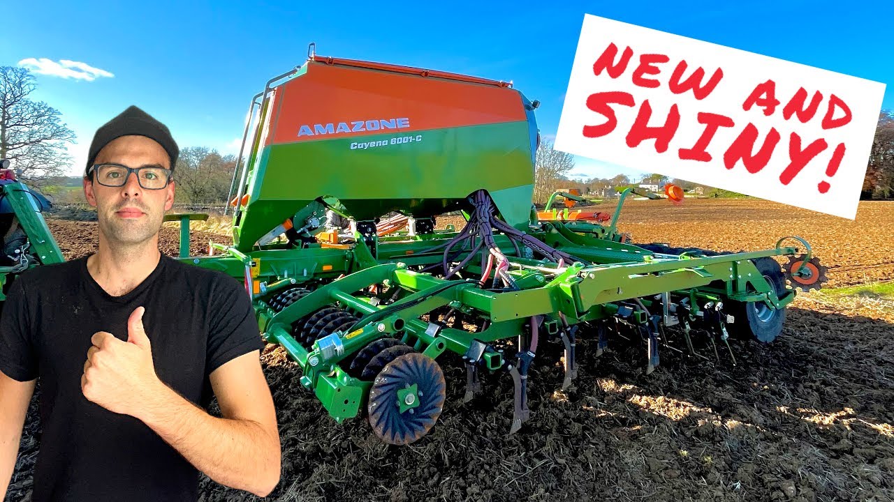 Can the Amazone no till drill save our 22 harvest #amazonedrill #fordtractorvideo #lowerfarmingcosts