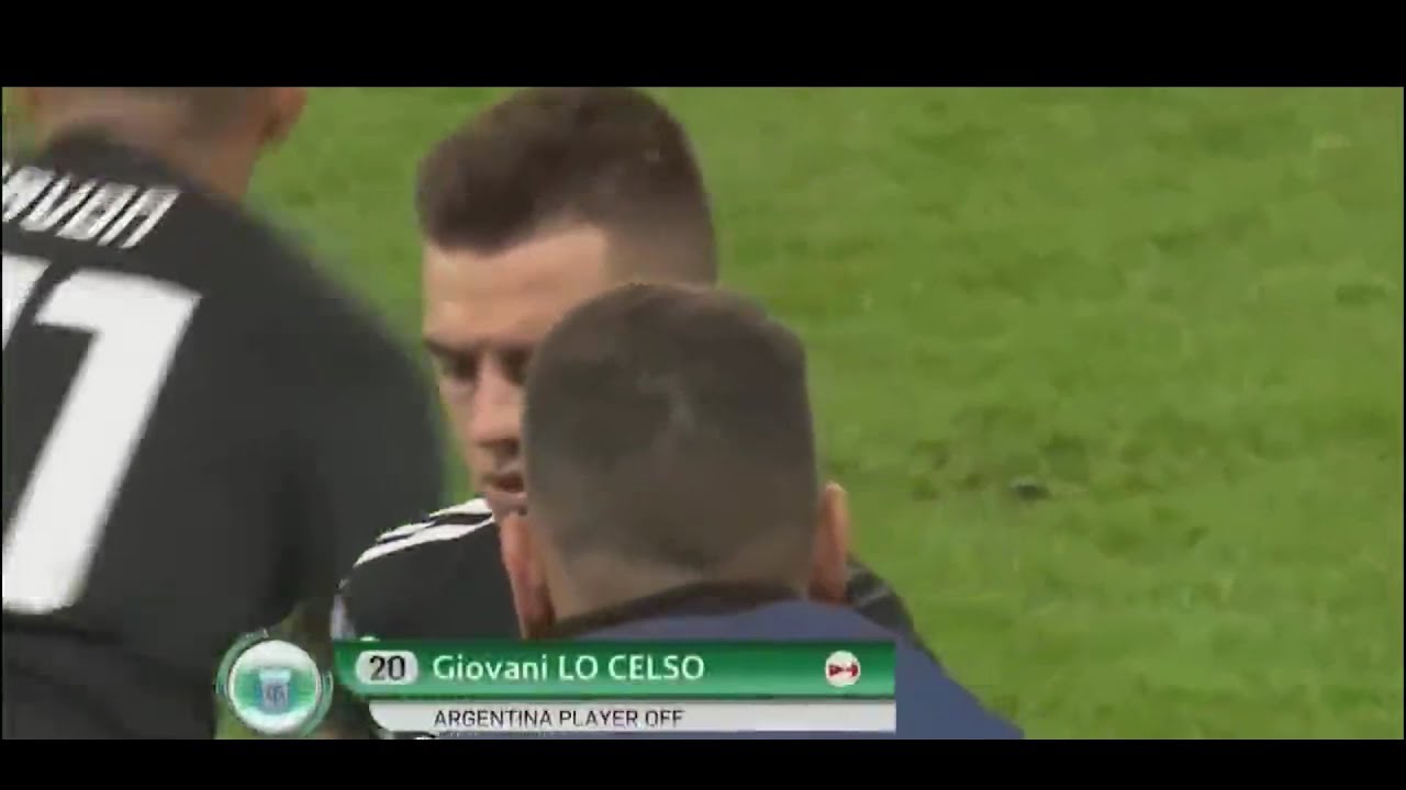 Giovani Lo Celso Vs. Italy 23/3/2018