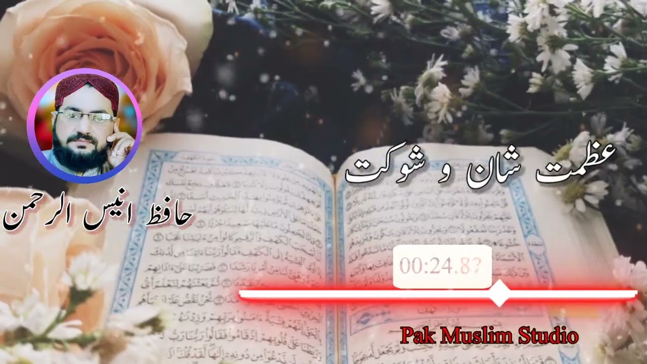 Shan E Quran ||Hafiz Anees Urrehman ||Pak Muslim Studio (Naat Status) 2022