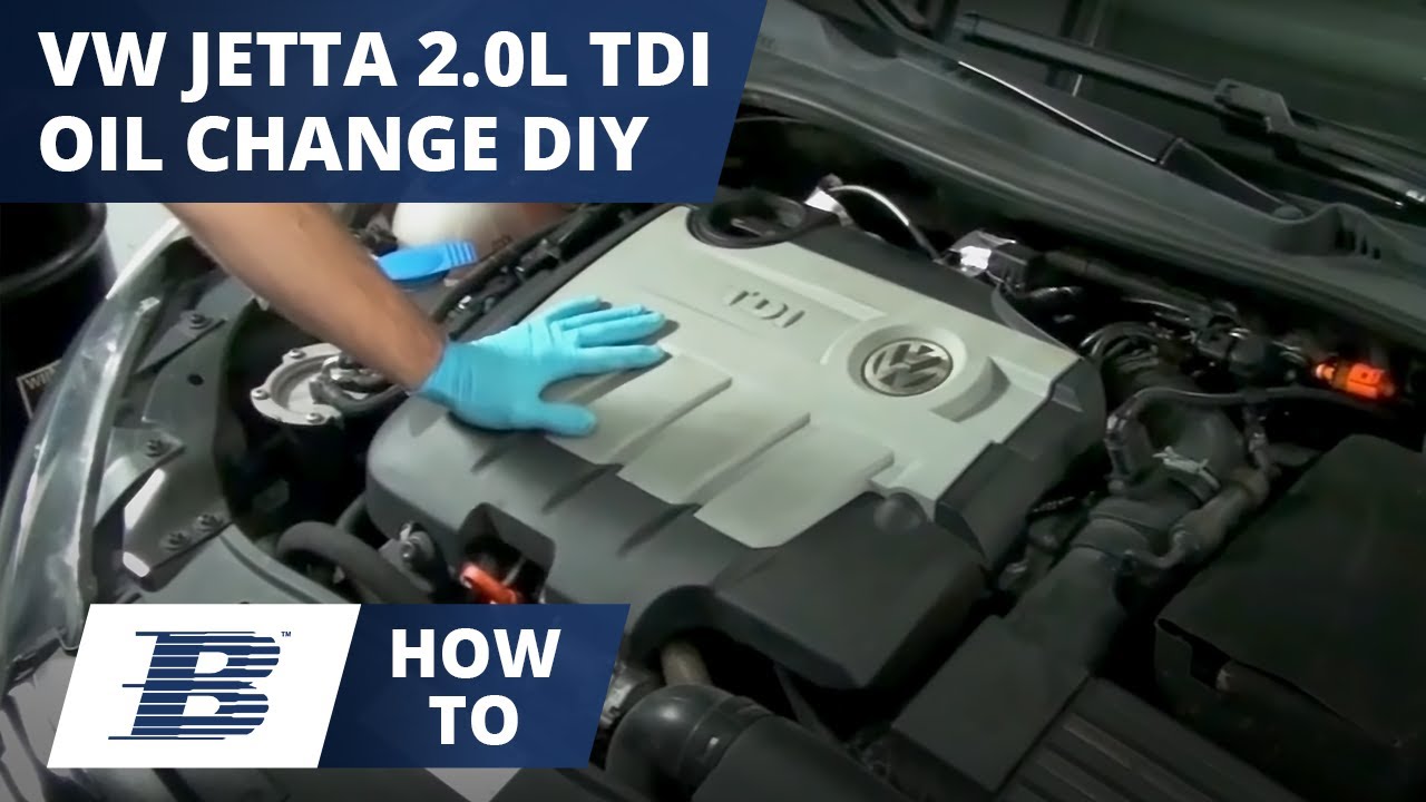 Как заменить масло и фильтр VW Jetta 2.0 TDI