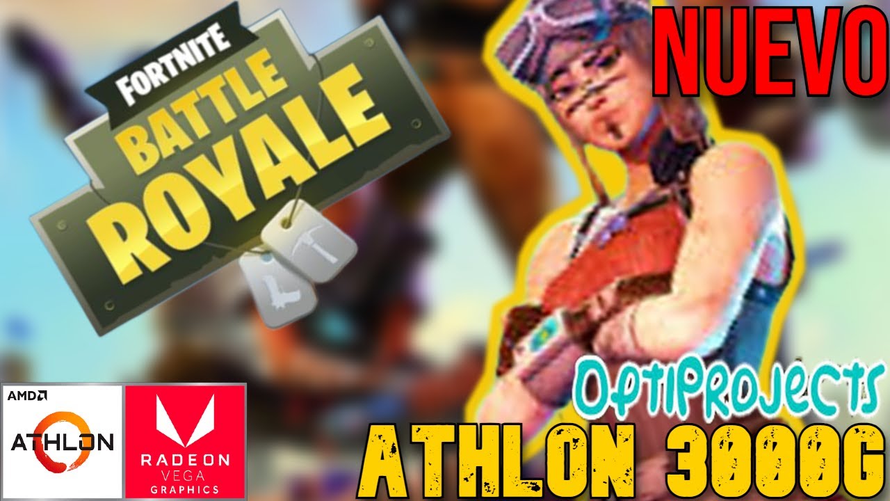 Jugando el nuevo Fornite de Optijuegos en Athlon 3000G | ¿Es jugable con Vega 3? | PC Gama Baja