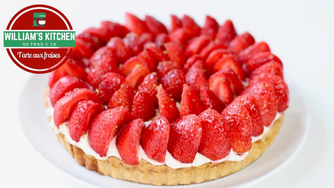 Tarte aux fraises (Amandes, Mascarpone, Citron Vert) | William's Kitchen