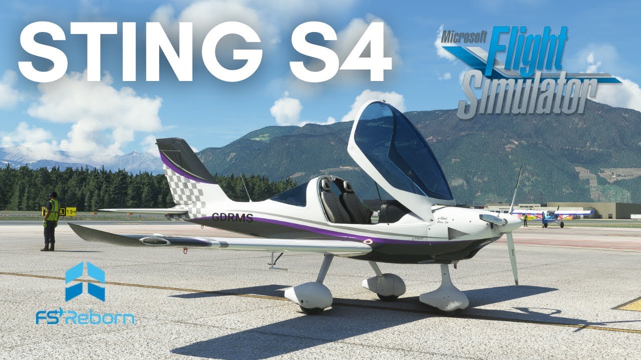Обзор полета FSReborn Sting S4 — обновление Bolzano World IX — Microsoft Flight Simulator