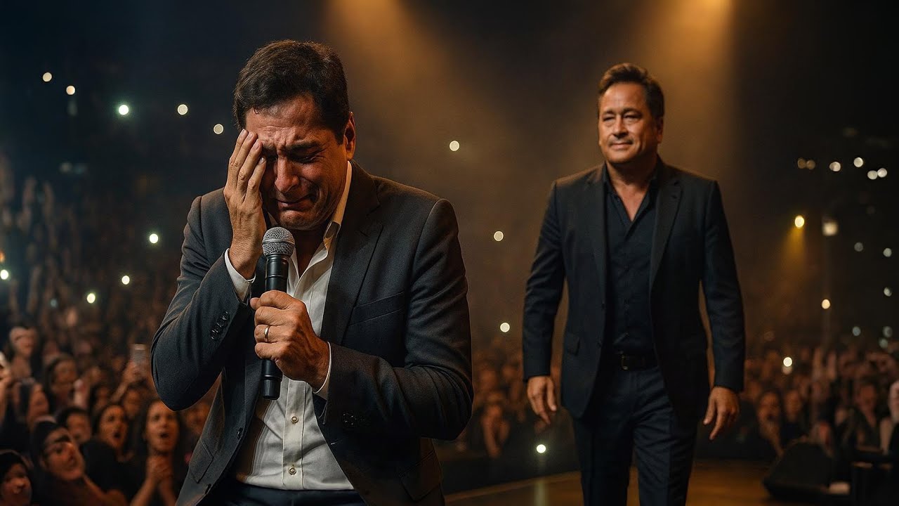 Zezé di Camargo chorou ao falar de Leandro — mas Leonardo entrou e surpreendeu o público presente