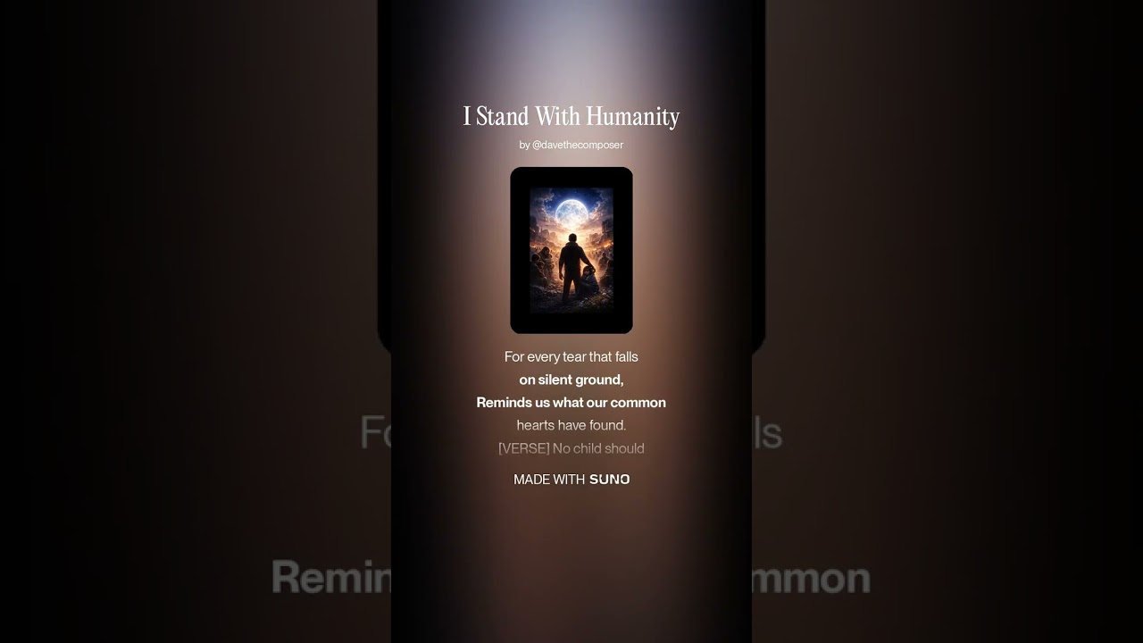 I Stand With Humanity