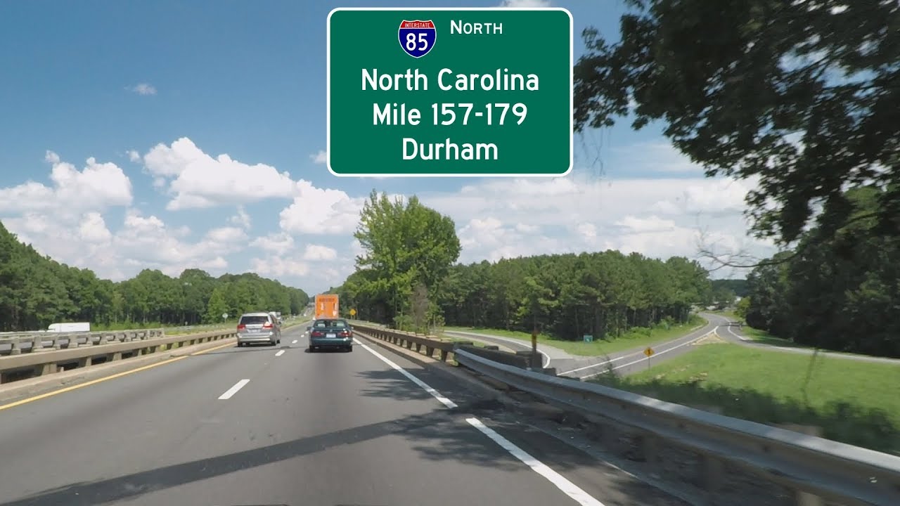 Road Trip #328 - I-85 North - North Carolina Mile 157-179 (Durham)