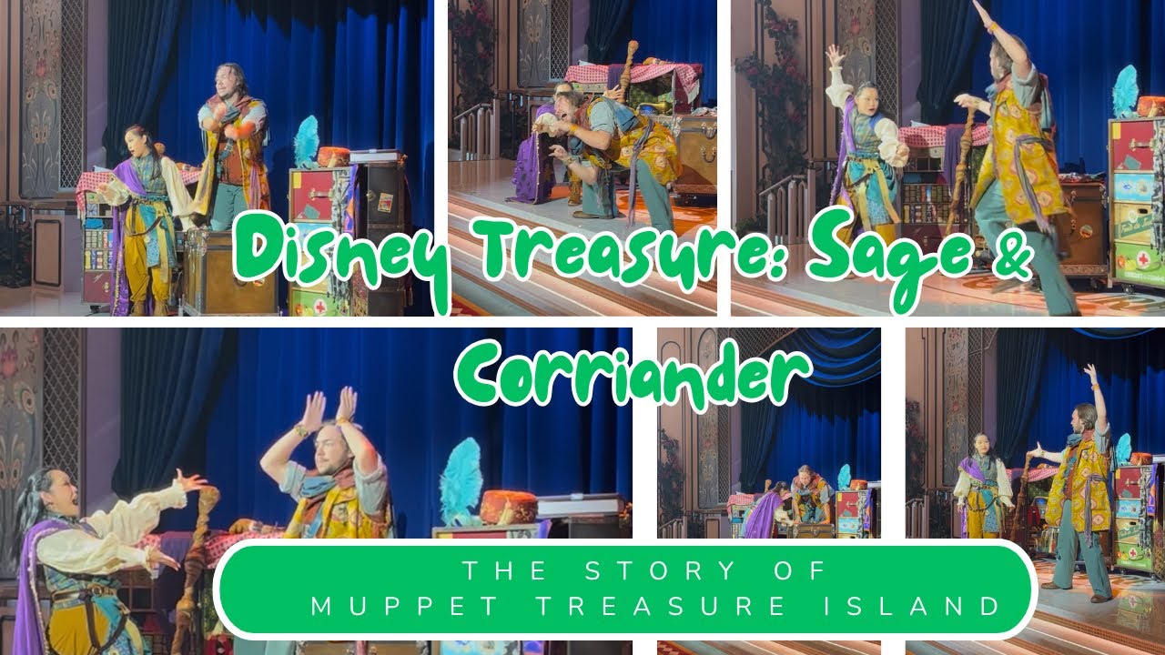 Sage & Coriander Perform Muppets Treasure Island | Disney Treasure Cruise Show