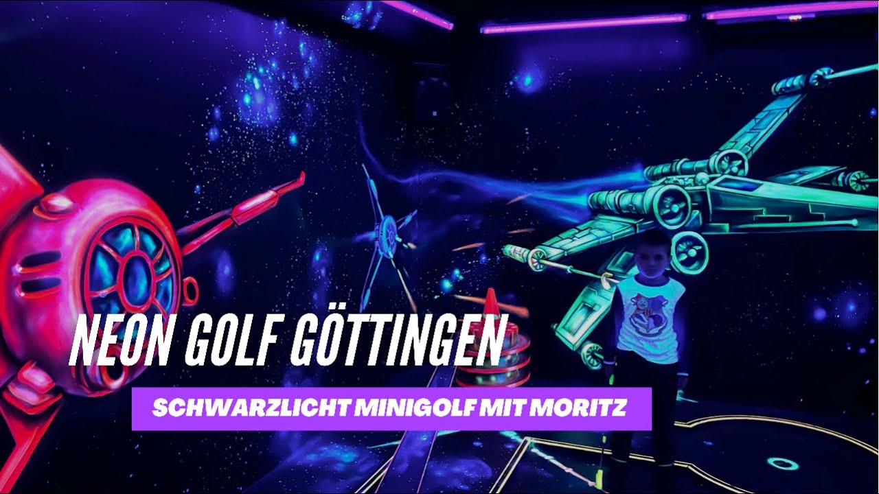 Neon Golf - Schwarzlicht Minigolf in Göttingen - Die Winnies