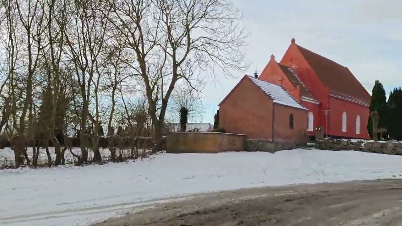 Driving in my car from Nørre Alslev to Lommelev in Denmark. 4K 2160p. 04/01-2026