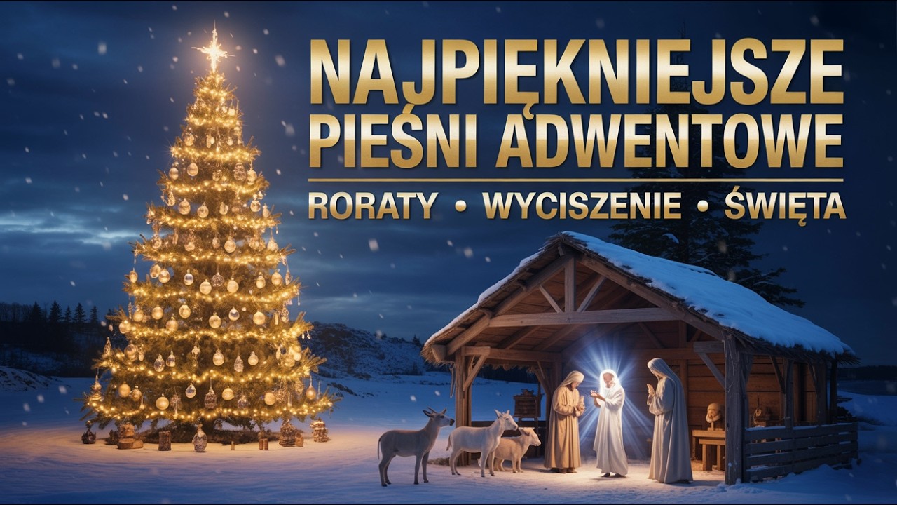 Najpiękniejsze Adwentowe Pieśni Religijne | Najlepsza Muzyka na Roraty i Adwentowe Wyciszenie