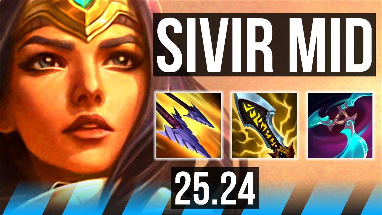 SIVIR vs CAITLYN (MID) | First Strike | EUW Diamond | 25.24