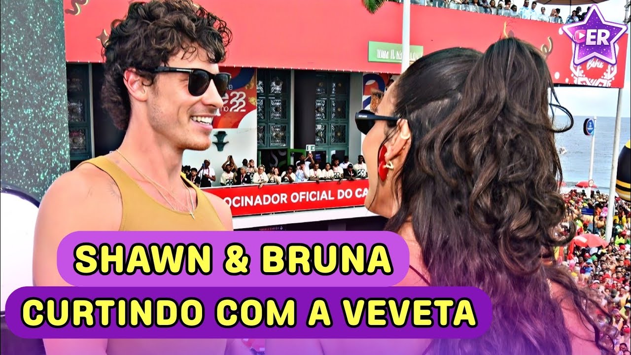 Shawn Mendes e Bruna Marquezine surpreenderam no Carnaval da Veveta! #brunamarquezine #shawnmendes