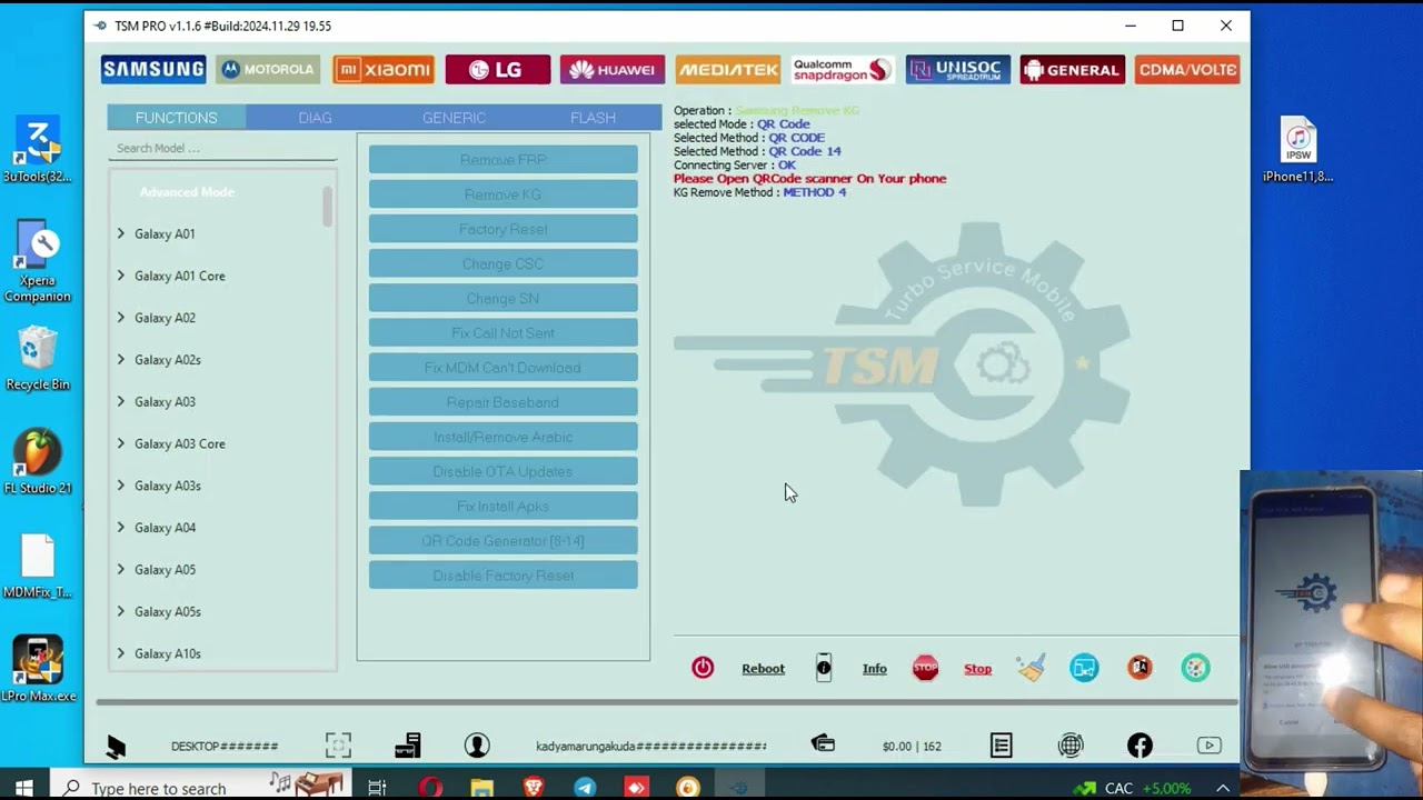A06 kg bypass  by TSM Tool Pro....
