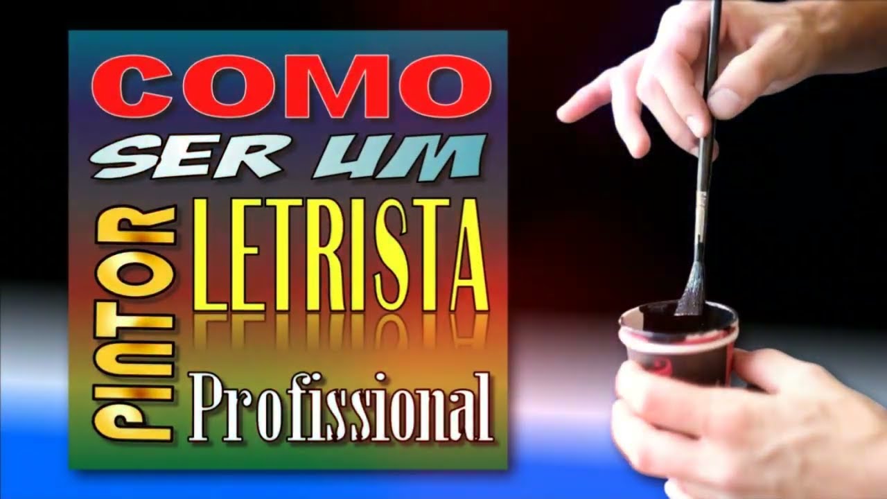 Como ser um #Pintor letrista profissional