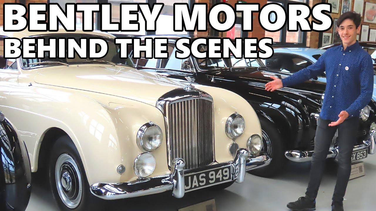 BEHIND THE SCENES at Bentley Motors! Historic collection & factory tour