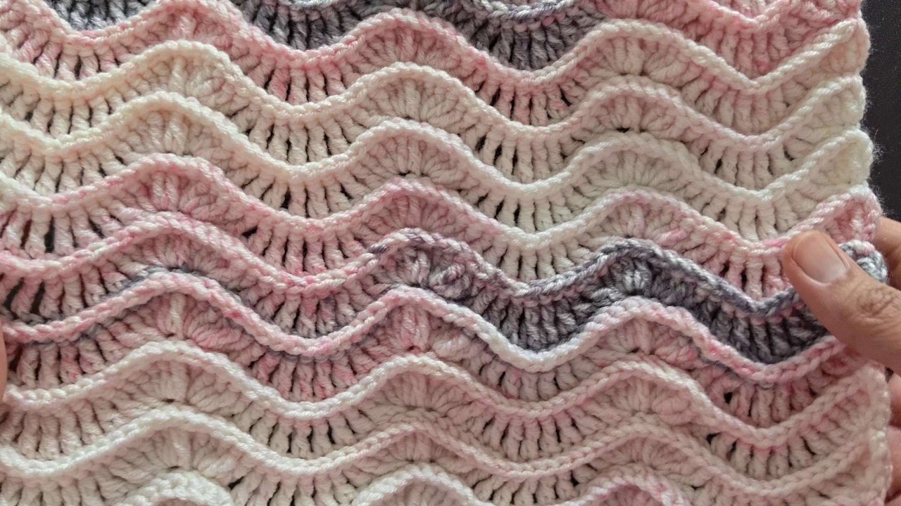 This Crochet Wave Pattern Looks Like Magic 😍